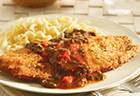 Crusted Tilapia Florentine