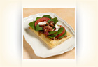 BLT Tartines with Caramelized Shallots