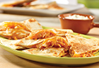 Buffalo Chicken Quesadillas