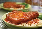 Pork Chops in Spicy Orange Sesame Glaze