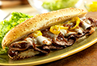 Dripping Roast Beef Sandwiches with Melted Provolone