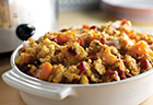 Slow Cooker Cornbread Stuffing with Dried Fruit & Herbs