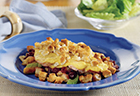 Turkey Cutlets with Stuffing & Cranberries