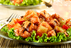 Citrus-Picante Chicken & Melon Salad
