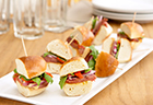 Mediterranean Bagel Snacks