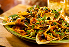 Quick Chicken Enchilada Nachos