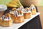 Black Bottom Banana Cream Puffs