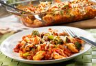 Baked Tortellini with Broccoli & Spicy Sausage Sauce