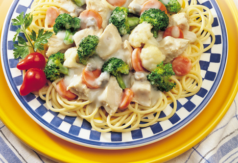 Image of Chicken & Pasta Primavera, Campbells Kitchen