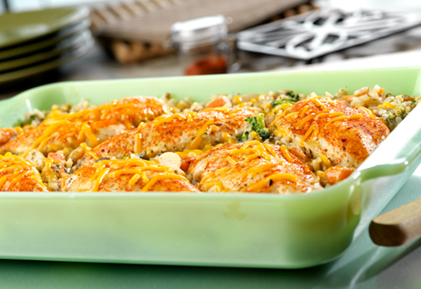 Image of Chicken, Seasoned Rice & Vegetable Casserole, Campbells Kitchen