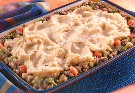 Image of Garlic Mashed Potatoes & Beef Bake, Campbells Kitchen