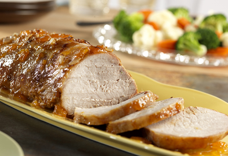 Image of Slow-cooked Apricot Glazed Pork Roast, Campbells Kitchen