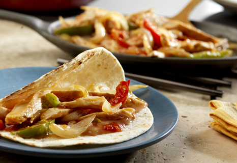 Image of Turkey Fajitas, Campbells Kitchen