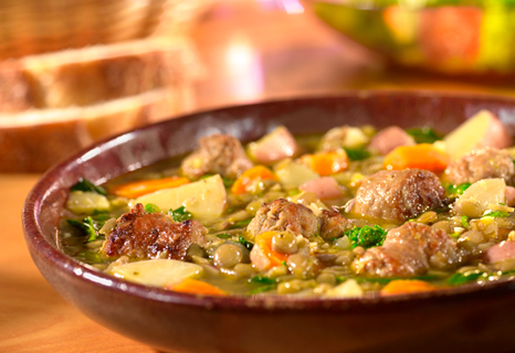Image of Italian Sausage & Lentil Stew, Campbells Kitchen