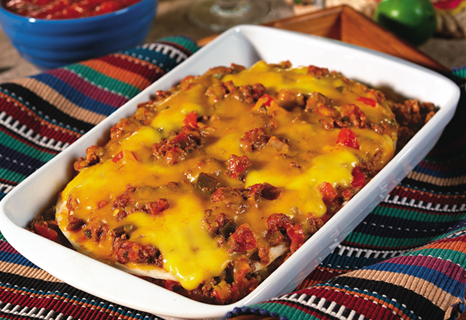 Image of Cheesy Enchilada Torte, Campbells Kitchen