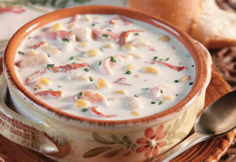 Image of Shrimp & Corn Chowder With Sun-dried Tomatoes, Campbells Kitchen
