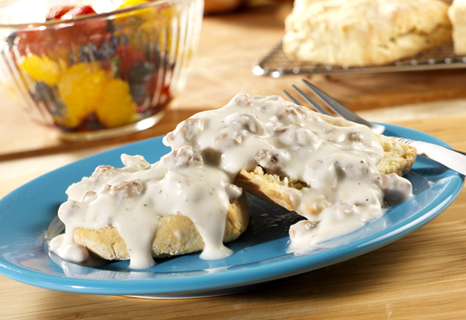 Image of Biscuits And Sausage Gravy, Campbells Kitchen