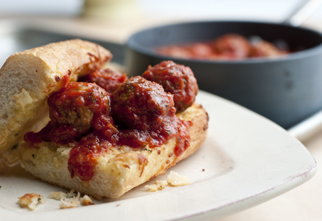 Image of Mozzarella Meatball Sandwiches, Campbells Kitchen