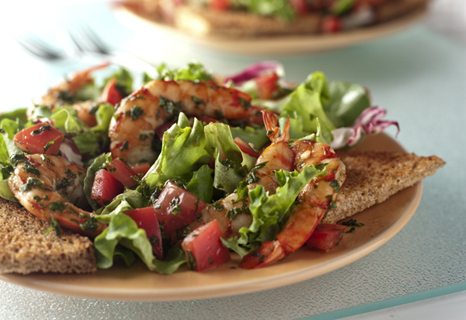 Image of Tuscan Shrimp Salad With Toast Points, Campbells Kitchen
