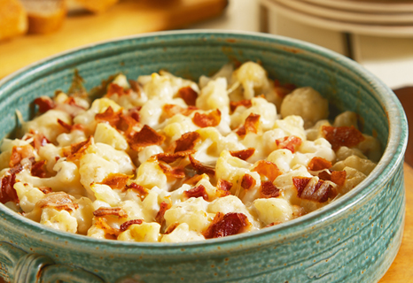 Image of Cauliflower Gratin With Prosciutto & Cheddar, Campbells Kitchen