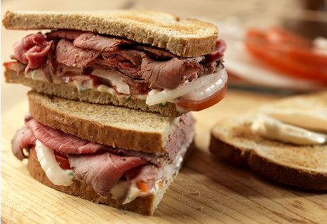 Image of Sweet Onion And Roast Beef Sandwich, Campbells Kitchen