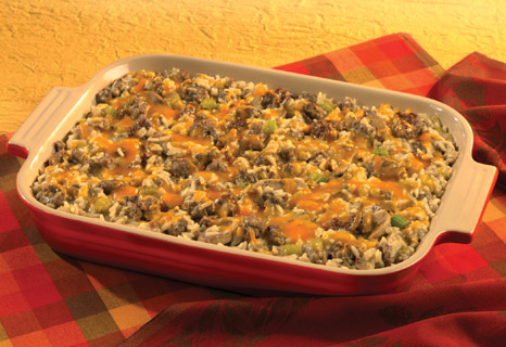 Image of Hearty Sausage & Rice Casserole, Campbells Kitchen