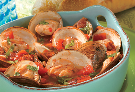 Image of Portuguese-style Steamed Clams, Campbells Kitchen