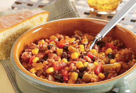 Image of Black Bean, Corn And Turkey Chili, Campbells Kitchen