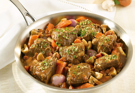 Image of Braised Beef With Shallots And Mushrooms, Campbells Kitchen