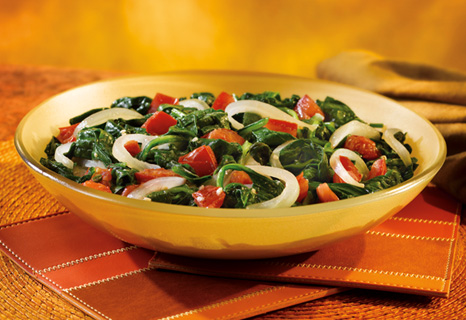 Image of Savory Spring Spinach, Campbells Kitchen