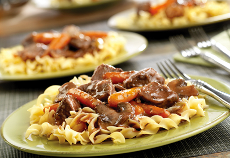 Image of Savory Beef & Portobello Mushrooms, Campbells Kitchen