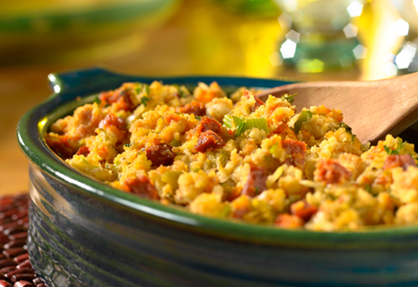 Image of Cornbread Stuffing With Chorizo & Chiles, Campbells Kitchen