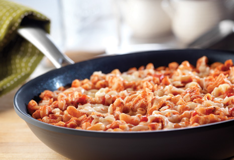 Image of Quick Skillet Chicken & Macaroni Parmesan, Campbells Kitchen