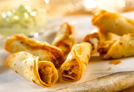 Image of Chicken, Bacon & Cream Cheese Mini Taquitos, Campbells Kitchen