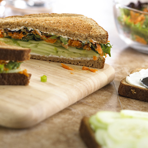 Spring Garden Vegetable Sandwiches
