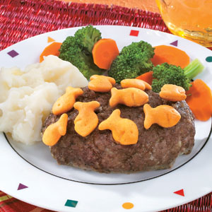 Mini Goldfish Meatloaves