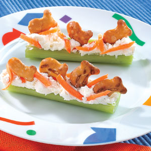 Celery Cheese Boats