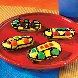 Yellow School Bus Cookies