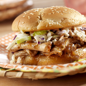 Down-Home Easy Barbecue Pork Rolls