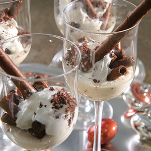 Chocolate Espresso Pirouette Parfaits