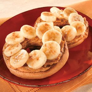 Broiled Banana Bagel