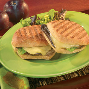Eggplant Taleggio Panini