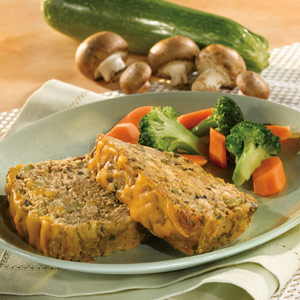 Turkey & Vegetable Meatloaf with Chipotle Chile