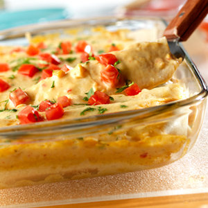 Southwestern Turkey, Corn and Chile Enchiladas