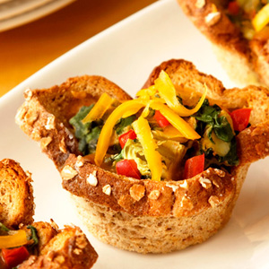 Veggie Bread Cups
