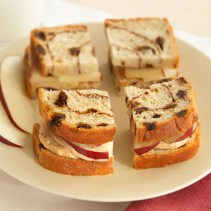Peanut Butter & Apple Snack Squares