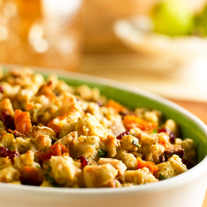 Pear and Dried Winter Fruit Stuffing