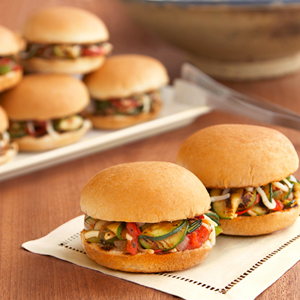 Grilled Veggie Sliders