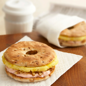 Fruit, Nut & Cream Cheese Bagel Flats