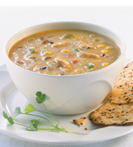 Soupe au poulet assaisonnée de chipotle Soupe au poulet assaisonnée de chipotle